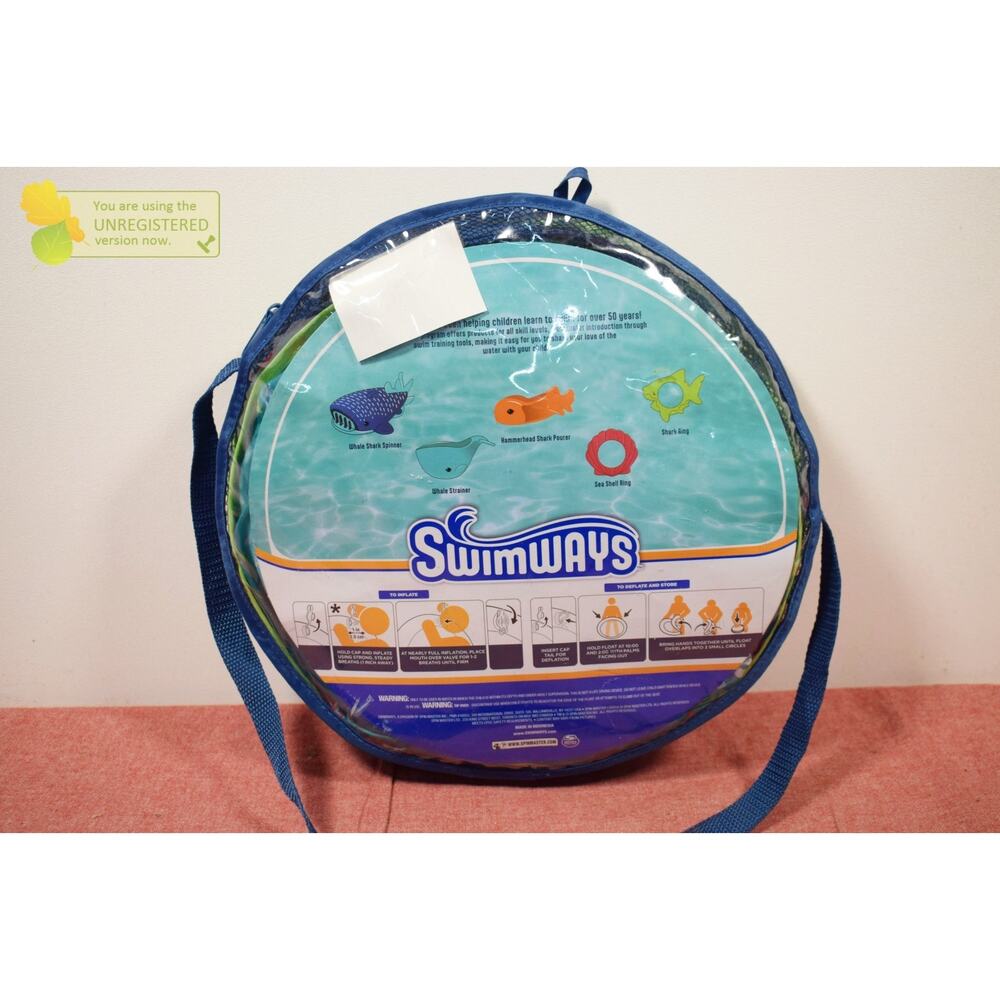 Swimways Sun Canopy Spring Float Baby Springfloat with Hyper-Flate Valve - Picture 4 of 6